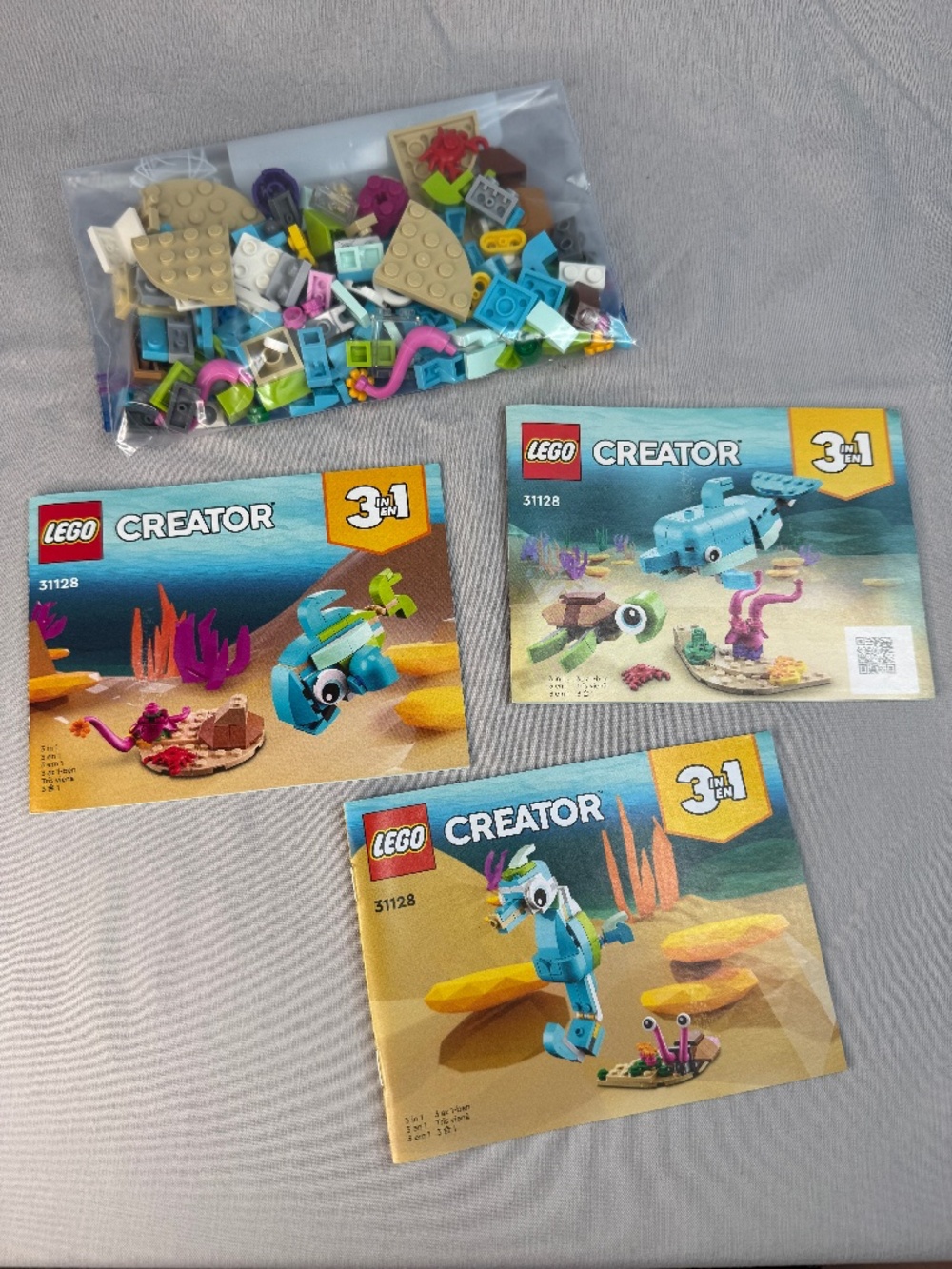 Lego Set – 31128 – 3-in-1 Dolphin and Turtle
